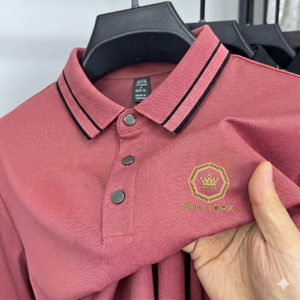 Premium Polo Shirt with China Sticker ছবি 9