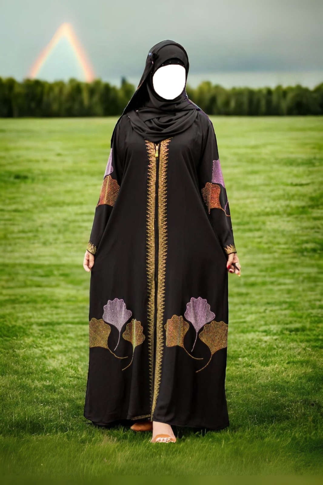 Dubai Koti borka set with Hijab ছবি 5