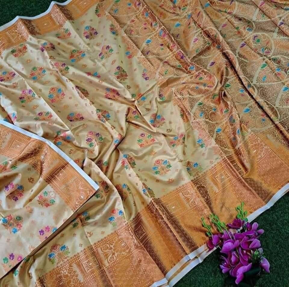 Soft silk katan sharee ছবি 3
