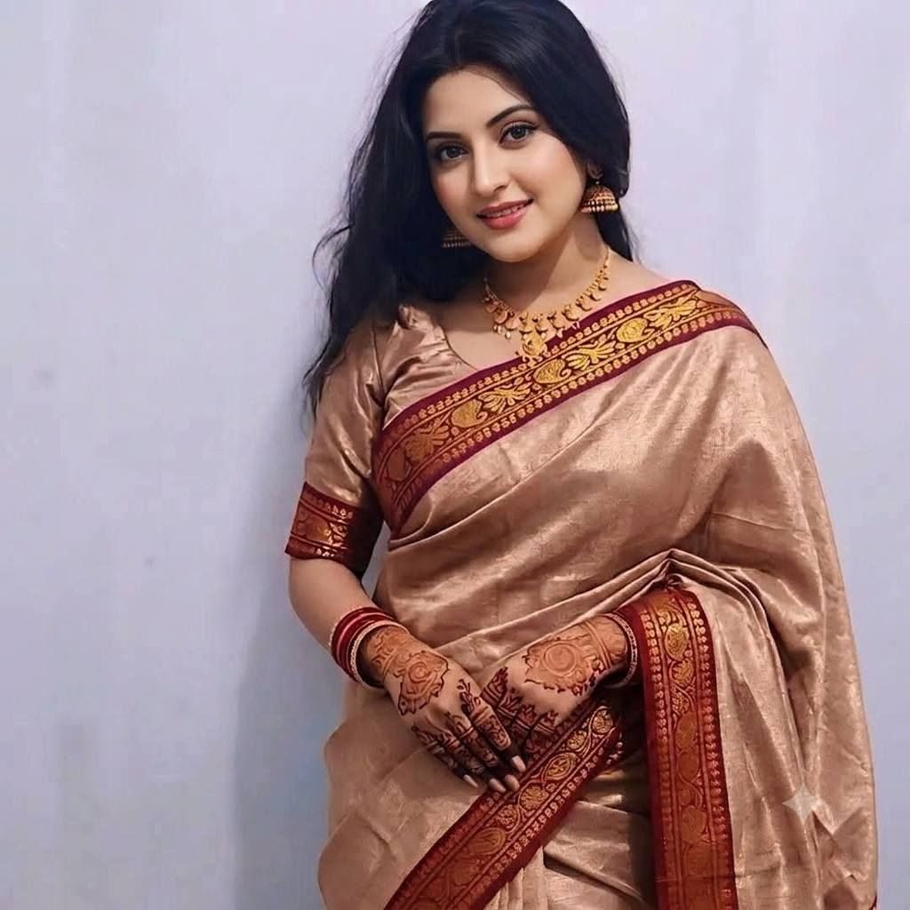 Indian Lama Silk Saree