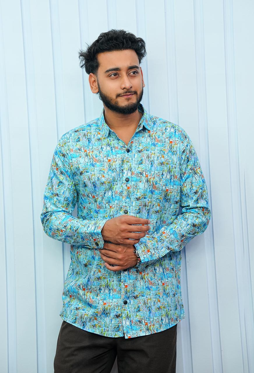 Digital Print Cotton Shirt ছবি 2