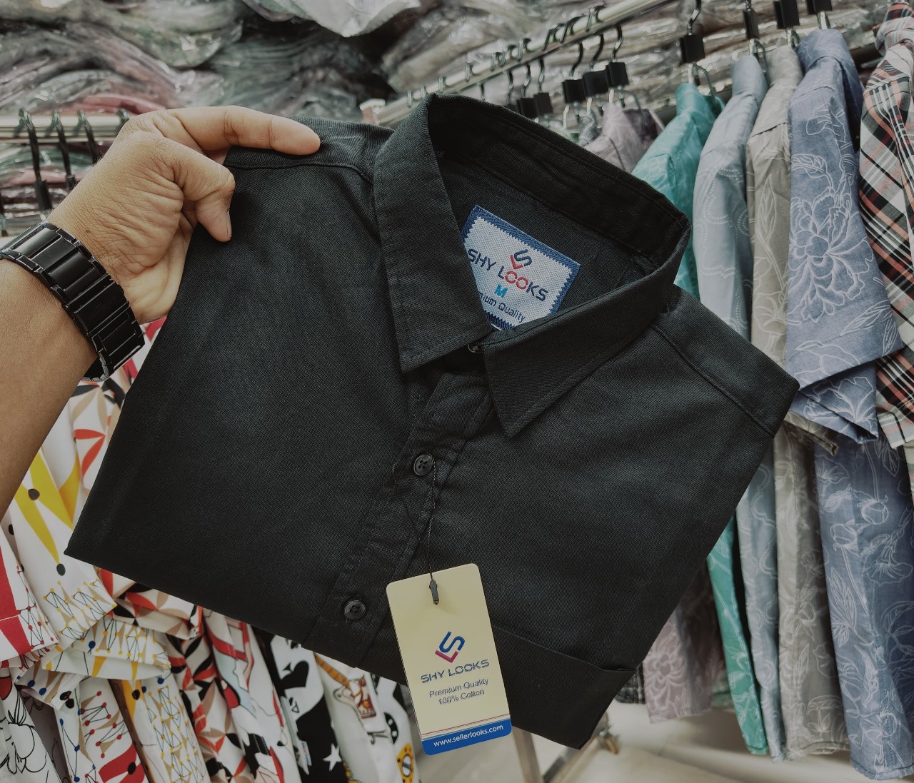 Premium Solid Shirt ছবি 4