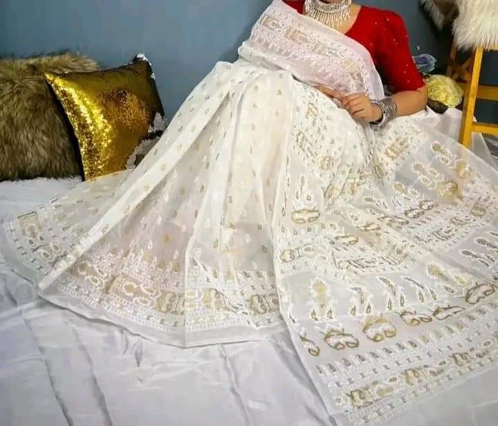 Half Silk Handprited Sarees