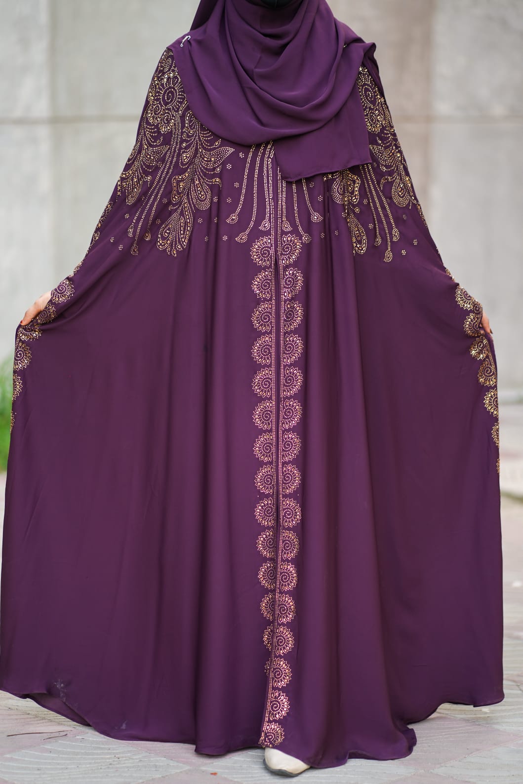 Luxury Abhaya Set with Inner and Hijab ছবি 5