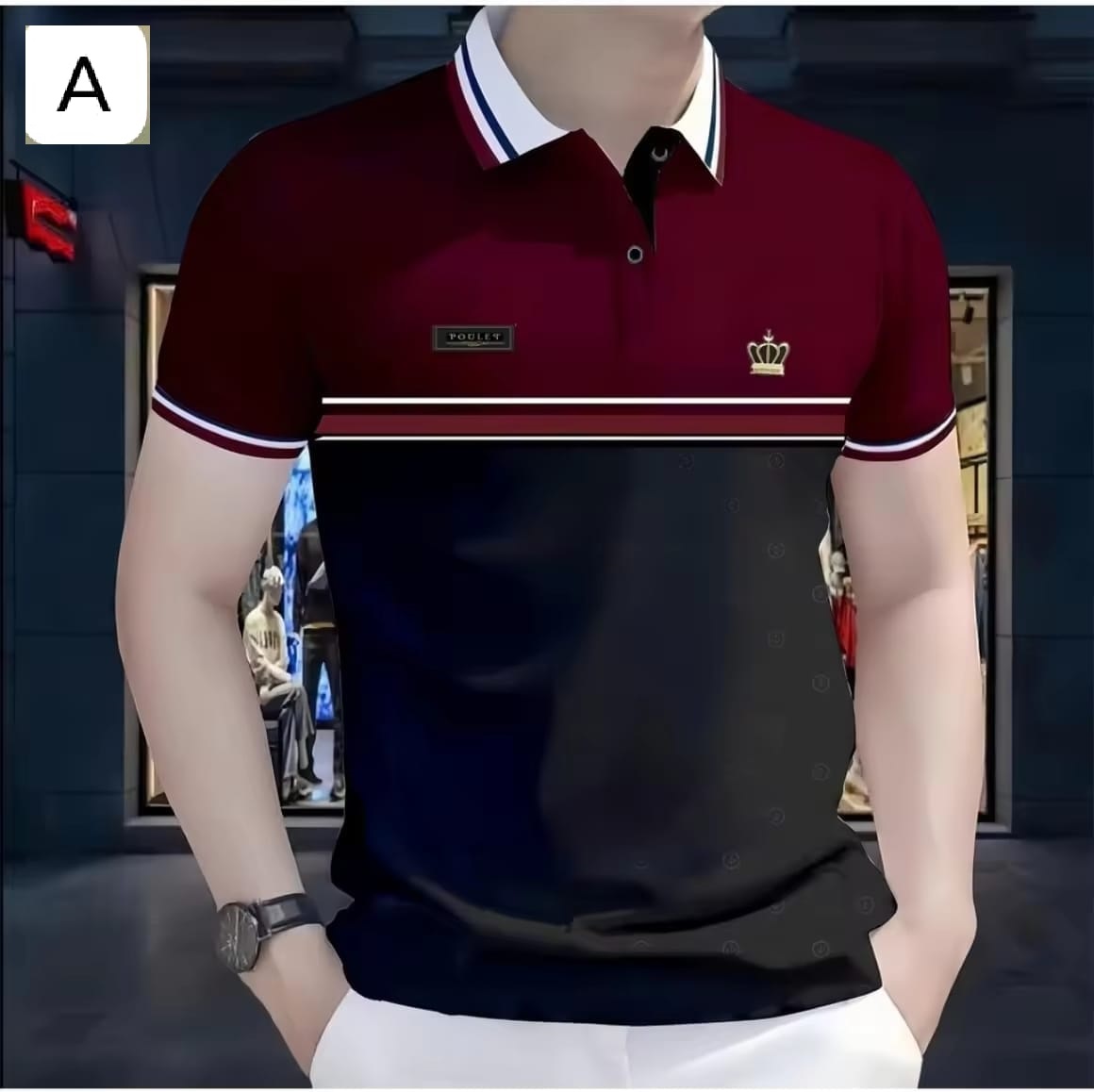 Stylist Casual Polo Shirt For Men ছবি 9
