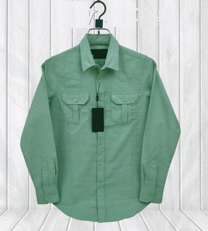 Premium Lap Seam Double Pocket Shirt ছবি 5