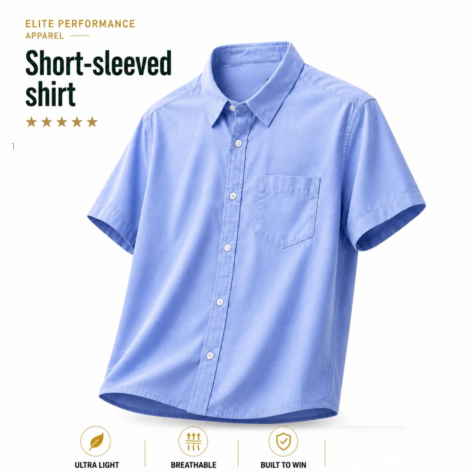 Premium Oxford Cotton Half Sleeve Shirt ছবি 2