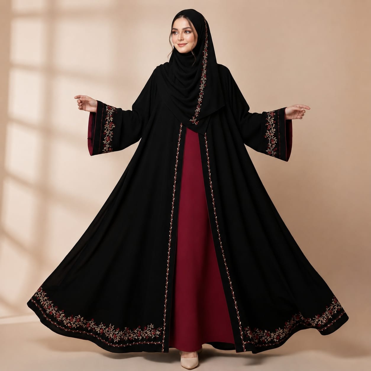 Embroidery Koti Borka ছবি 4