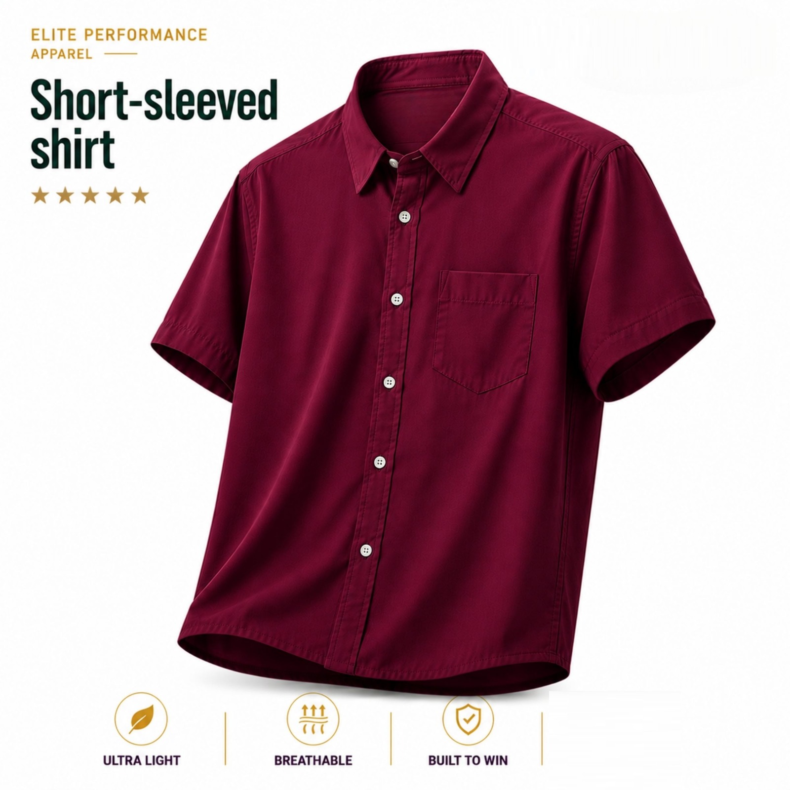 Premium Oxford Cotton Half Sleeve Shirt ছবি 4