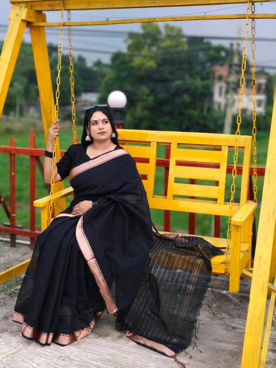 Nokshi Pair Suti Saree ছবি 3