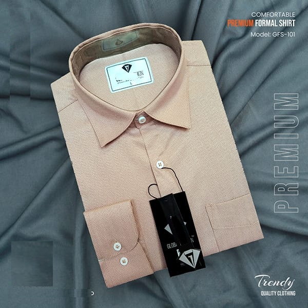 Premium Cotton Full Sleeve Formal Shirt ছবি 4