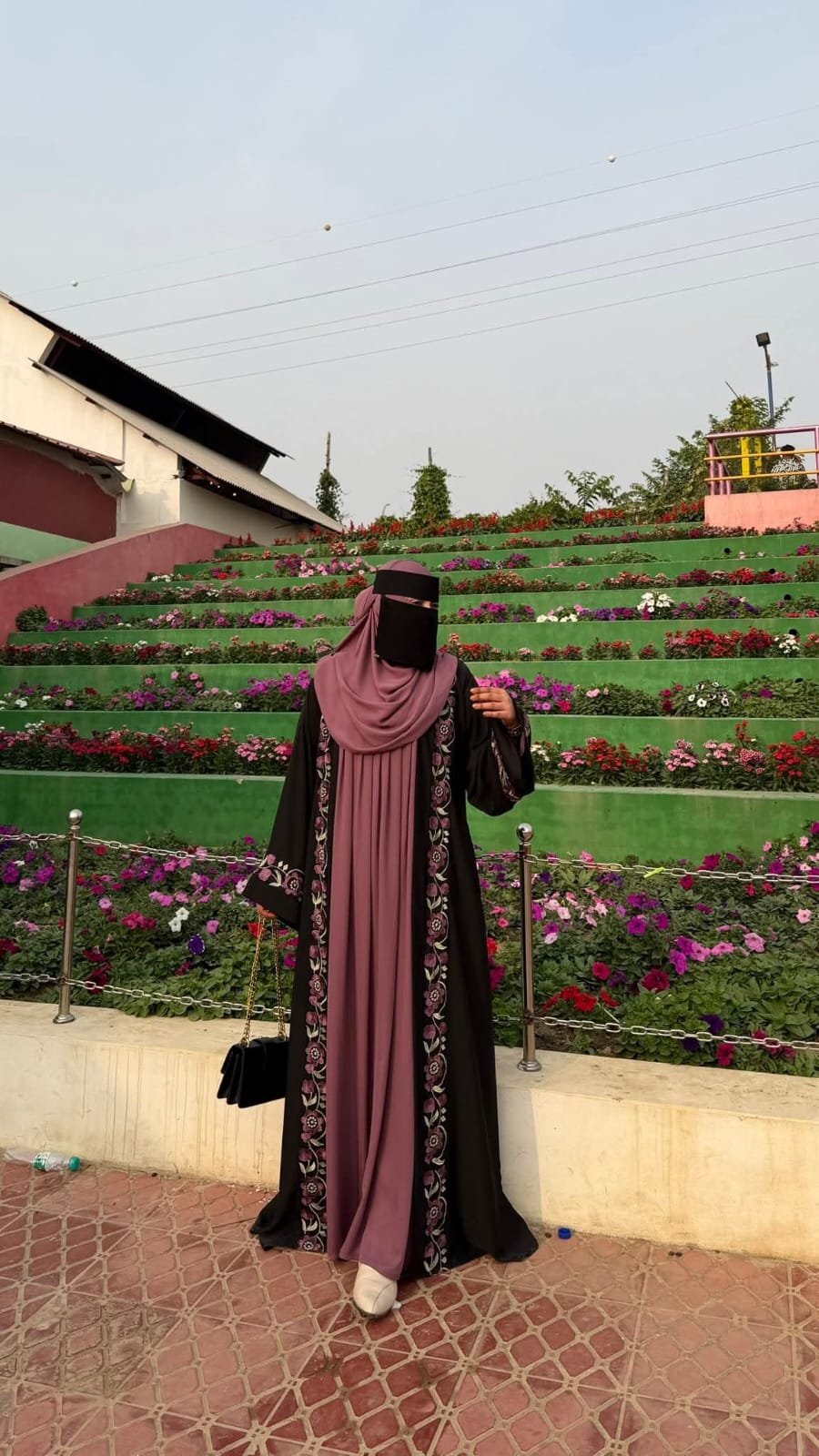 Embroidery Koti Borka (With Hijab) ছবি 4