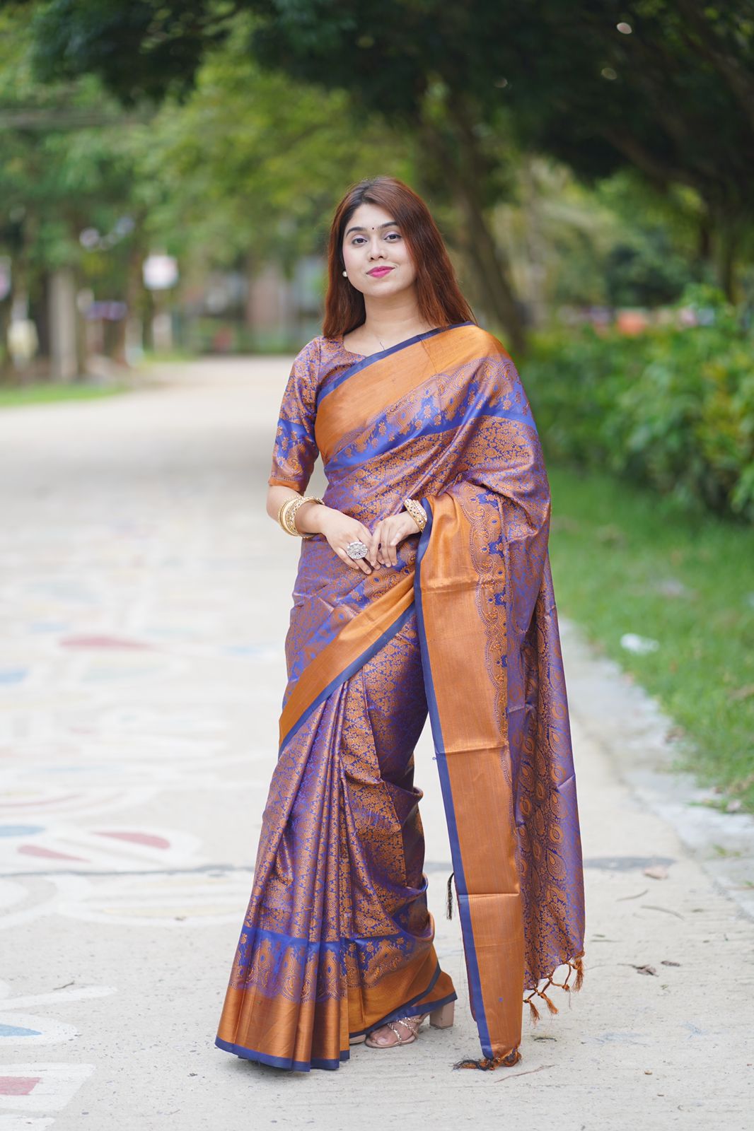 Kanjivaram katan Sharee