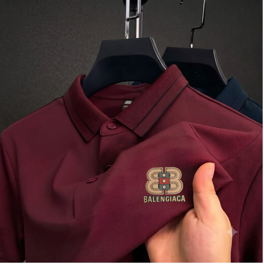 Premium Polo Shirt with China Sticker ছবি 5