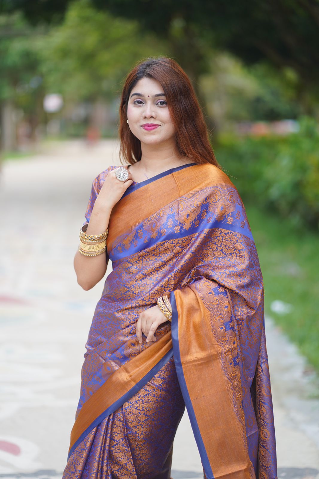 Kanjivaram katan Sharee ছবি 4