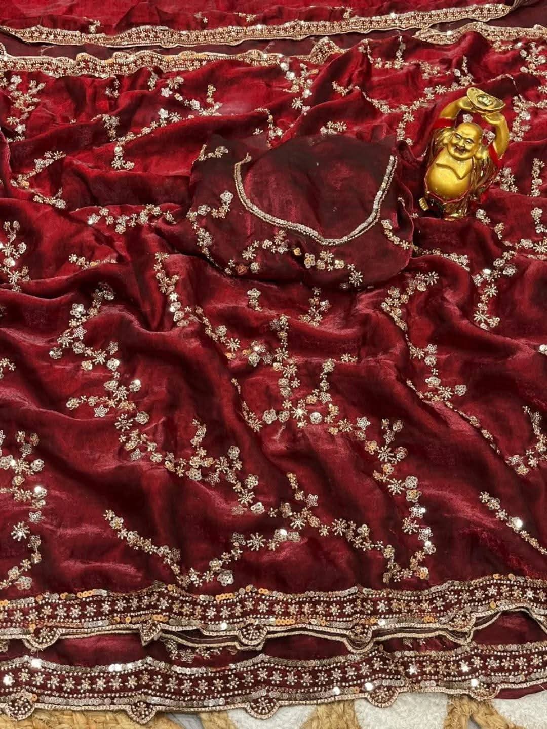 Indian Fendi Silk Saree Collection ছবি 6