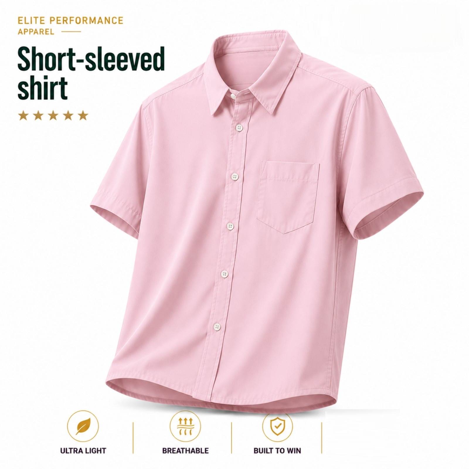 Premium Oxford Cotton Half Sleeve Shirt ছবি 3