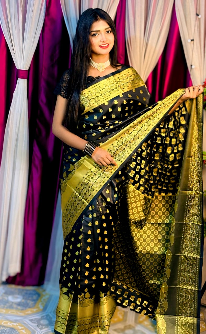 Soft silk katan sharee ছবি 3