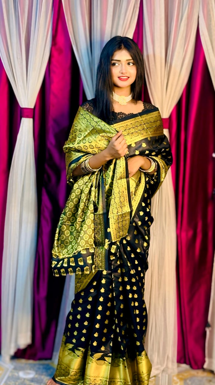 Soft silk katan sharee ছবি 4