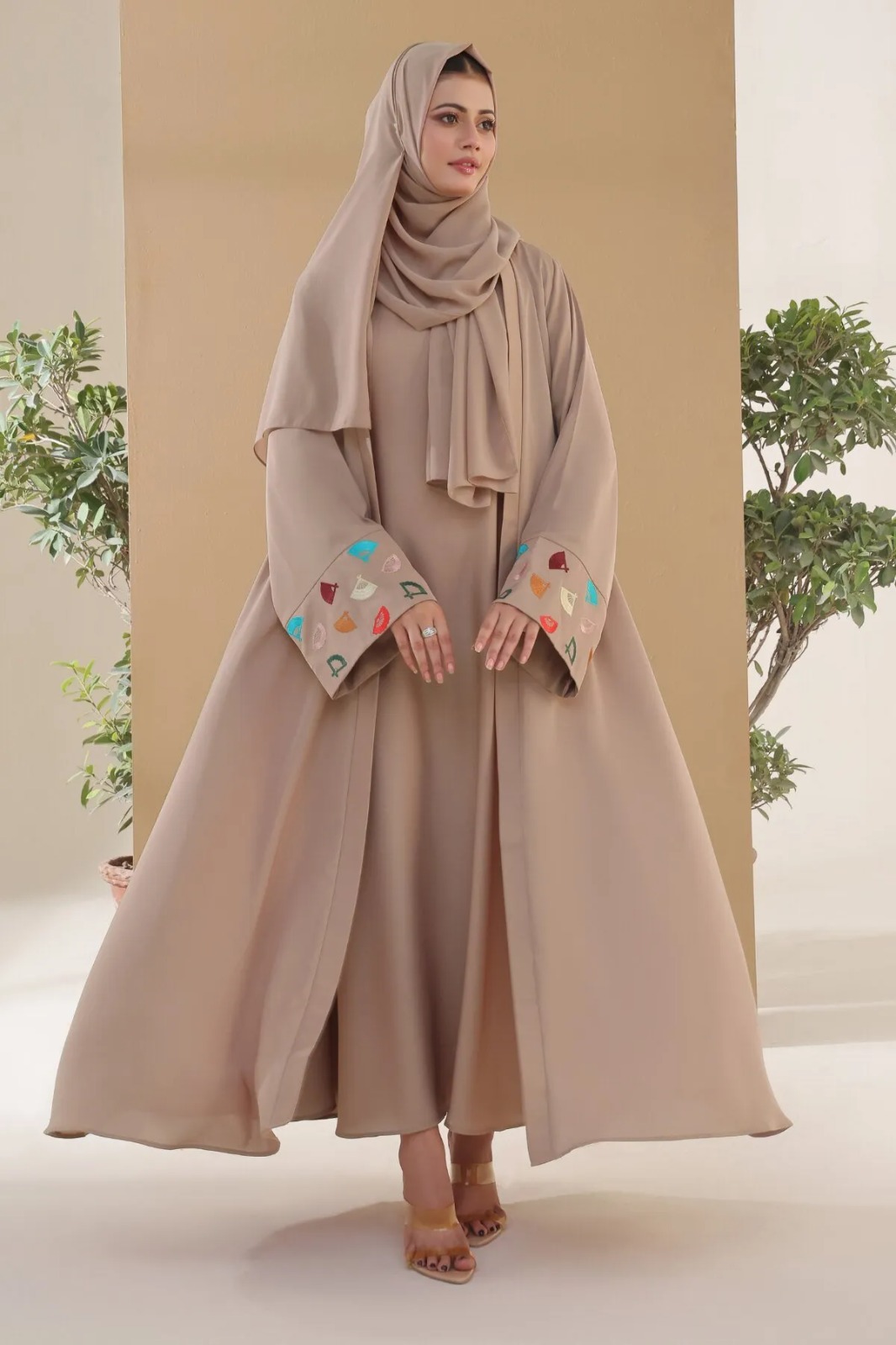 Koti Borka with Inner and Hijab Full Set ছবি 4