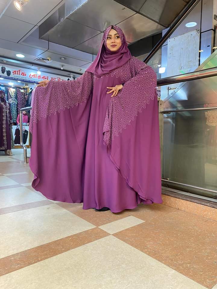 Abaya Borka with Hijab ছবি 3