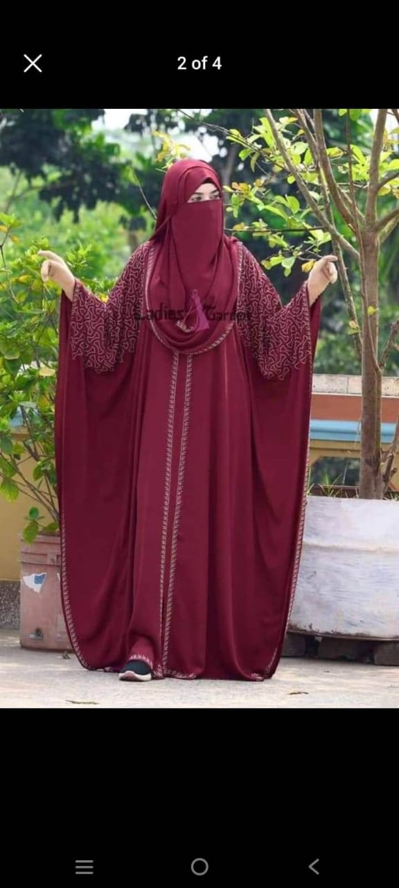 Abaya Borka with Hijab ছবি 10