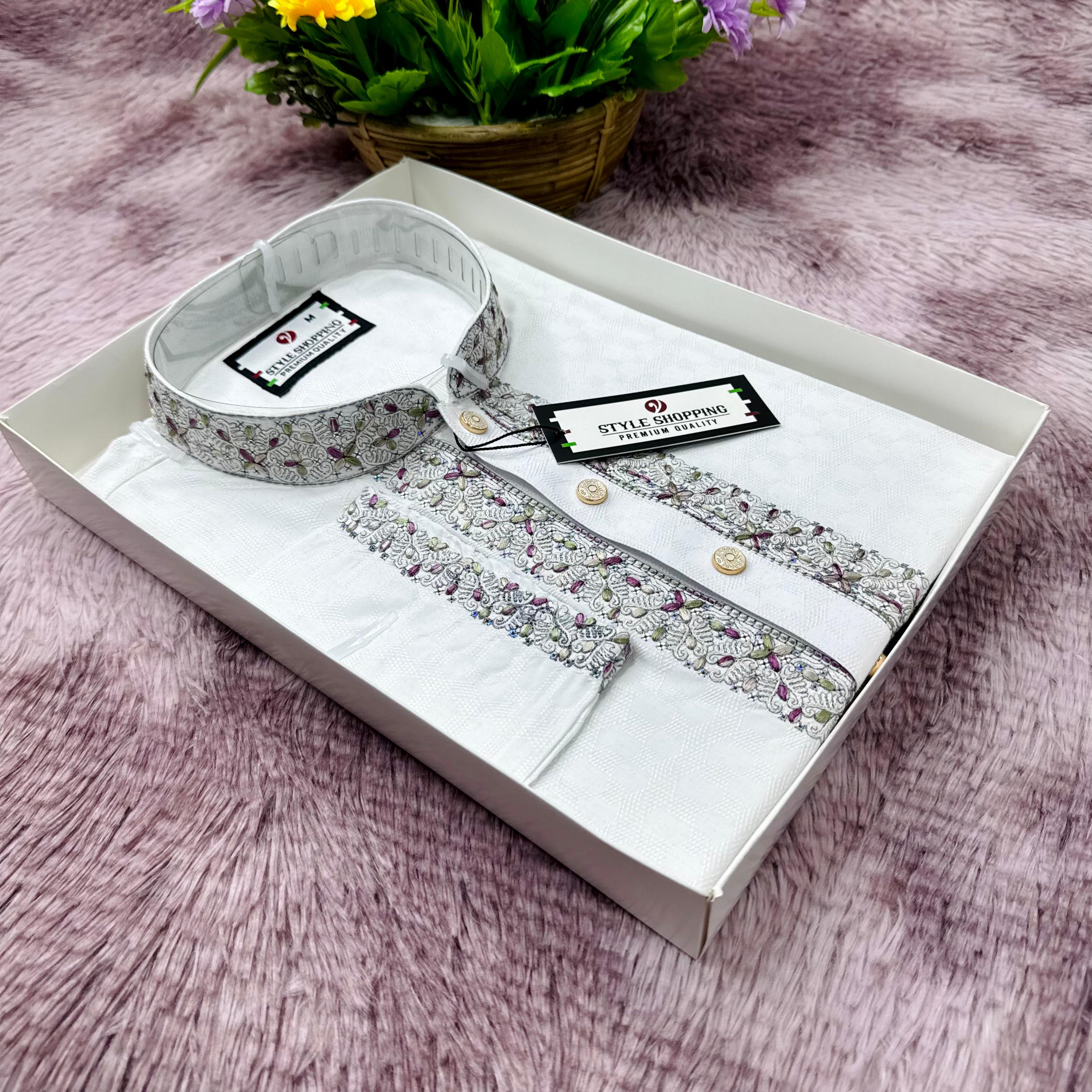 Sequence Embroidery Panjabi ছবি 3