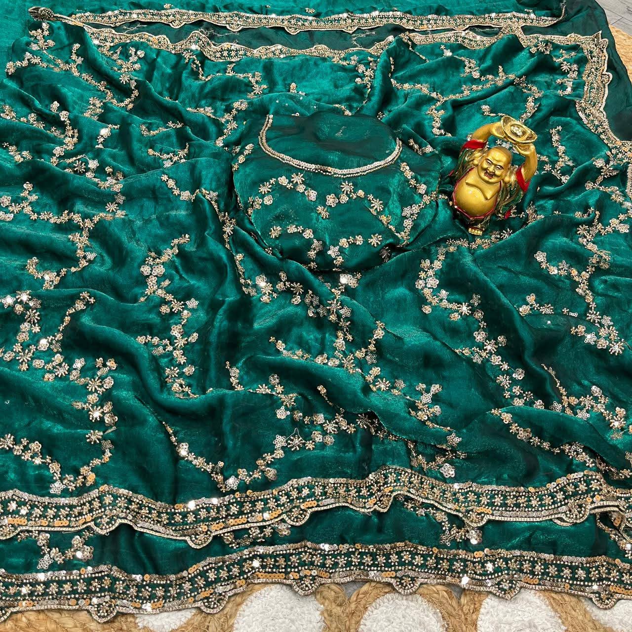 Indian Fendi Silk Saree Collection ছবি 10