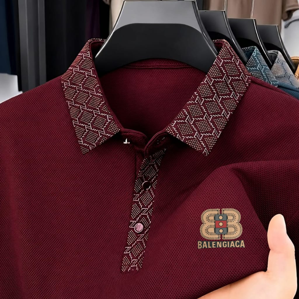 Premium Polo Shirt with China Sticker ছবি 2