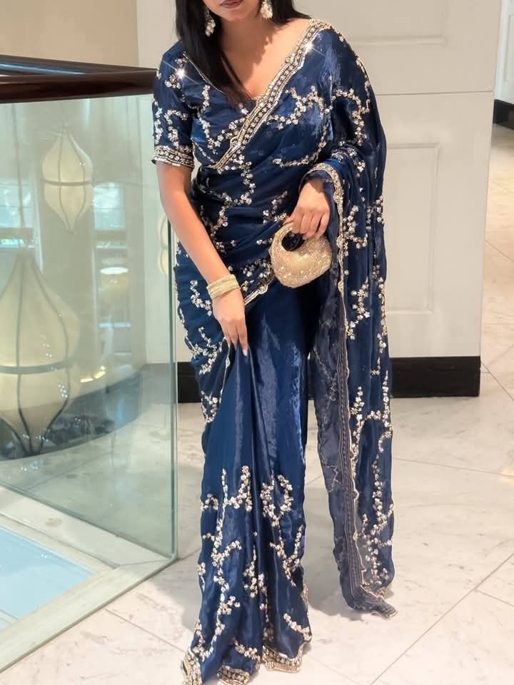 Indian Fendi Silk Saree Collection ছবি 2