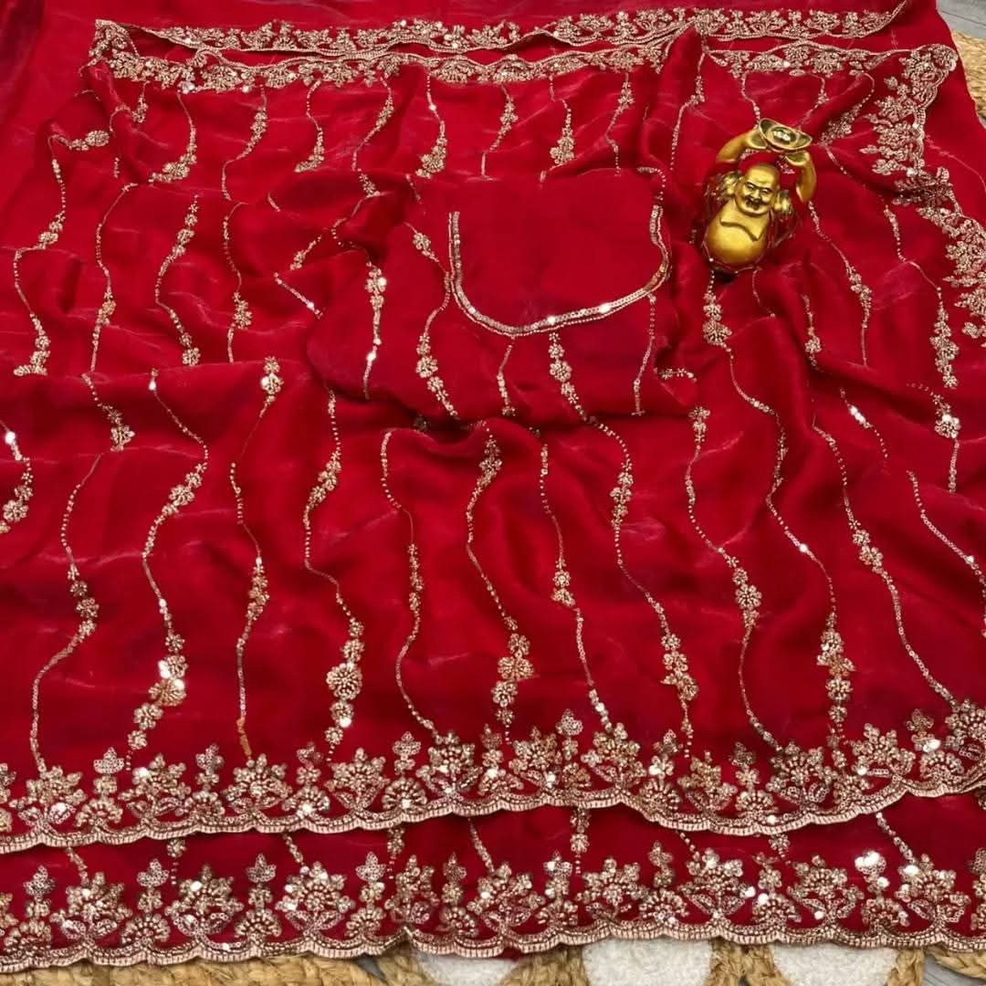 Indian Fendi Silk Saree Collection ছবি 7