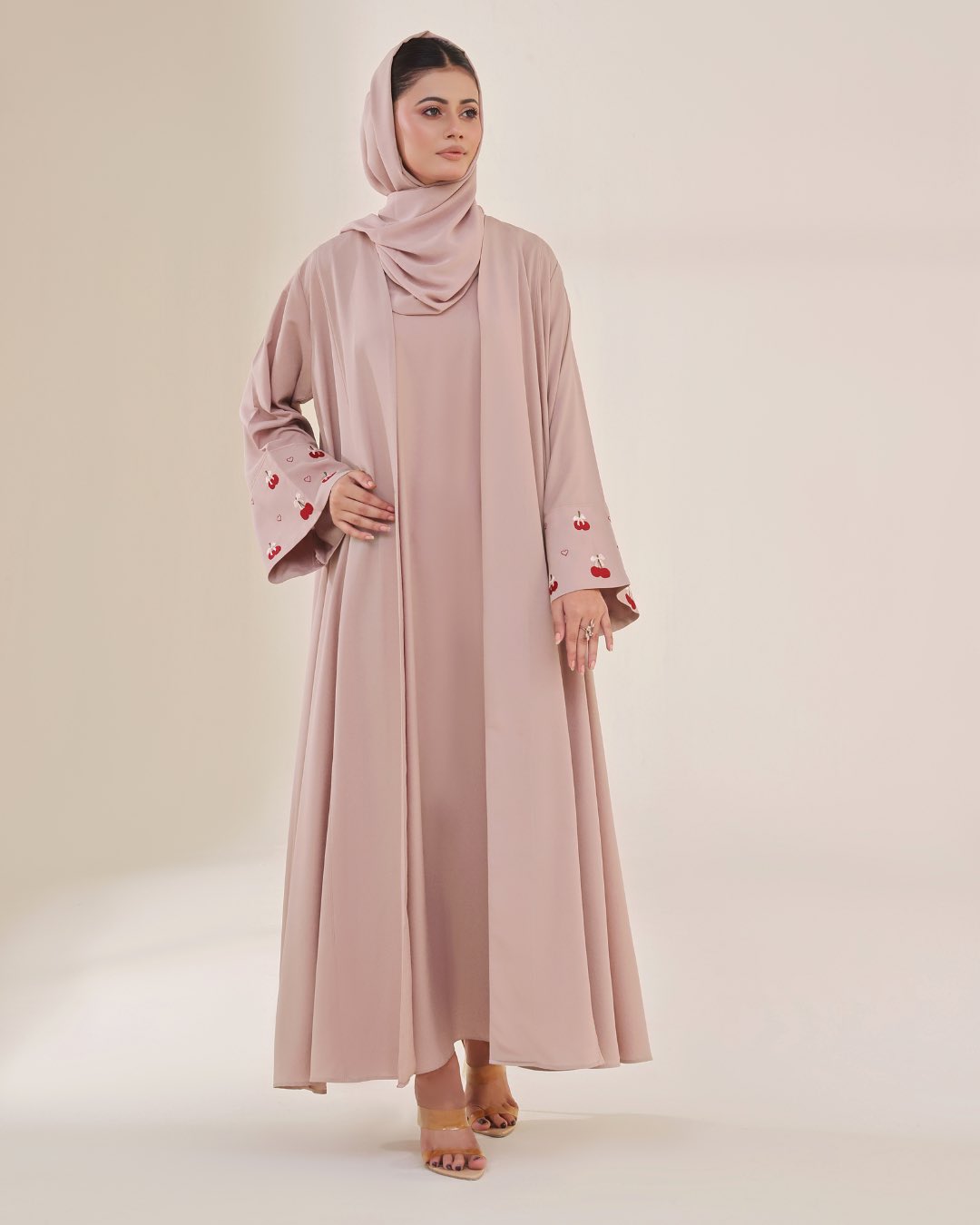 Koti Borka with Inner and Hijab Full Set ছবি 3