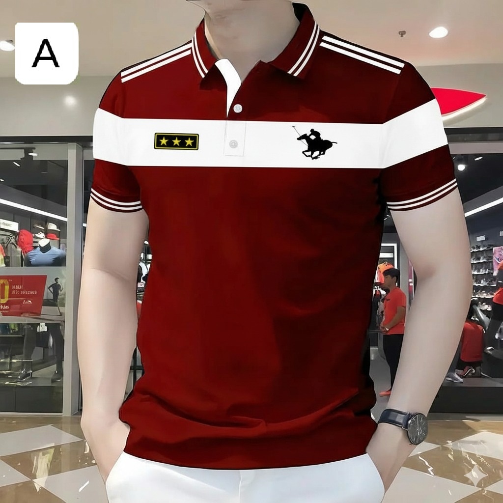 Stylist Casual Polo Shirt For Men ছবি 3