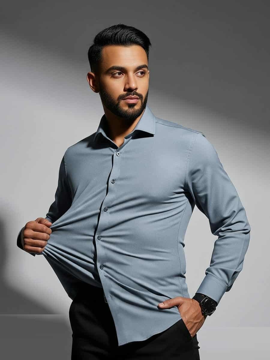 China Stitch Formal Shirt ছবি 4