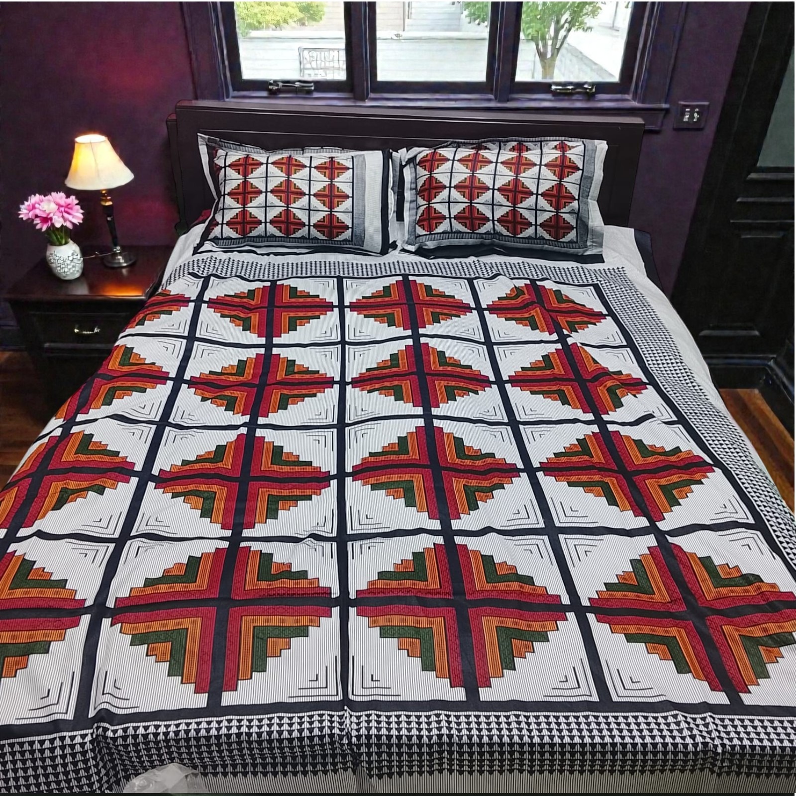 Panel Cotton Bed-sheet