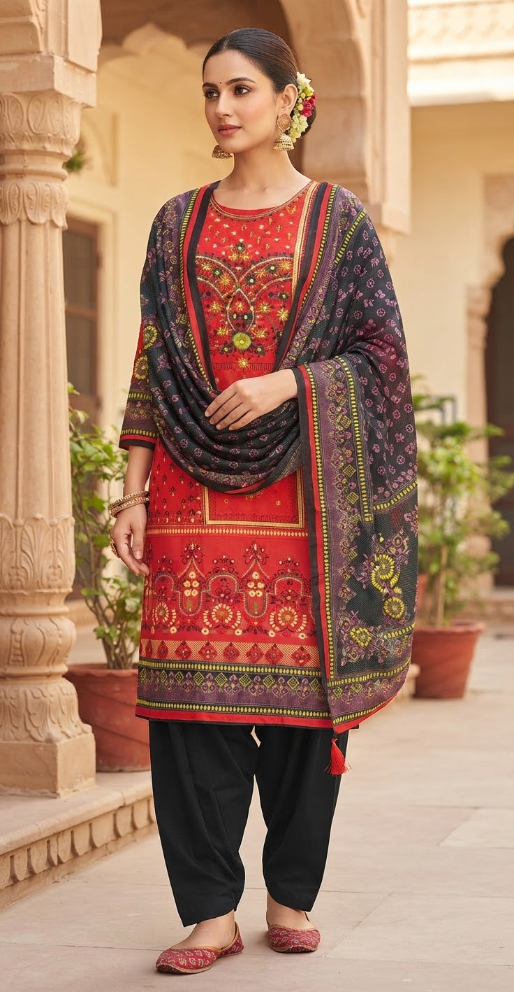 Kar Chupi Boutique Unstitched Three Piece