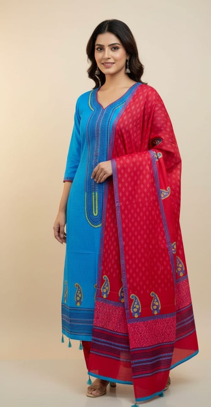 Unstitch Three Piece ছবি 15