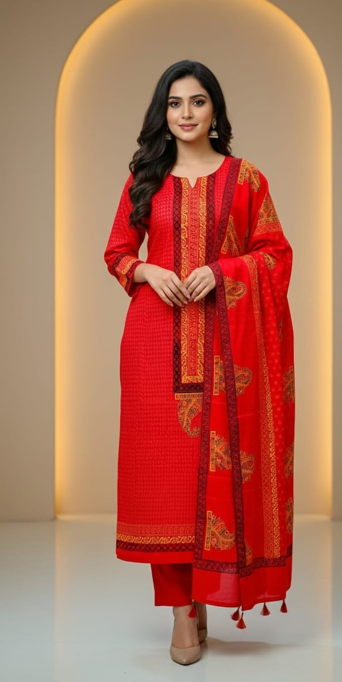 Unstitch Three Piece ছবি 7