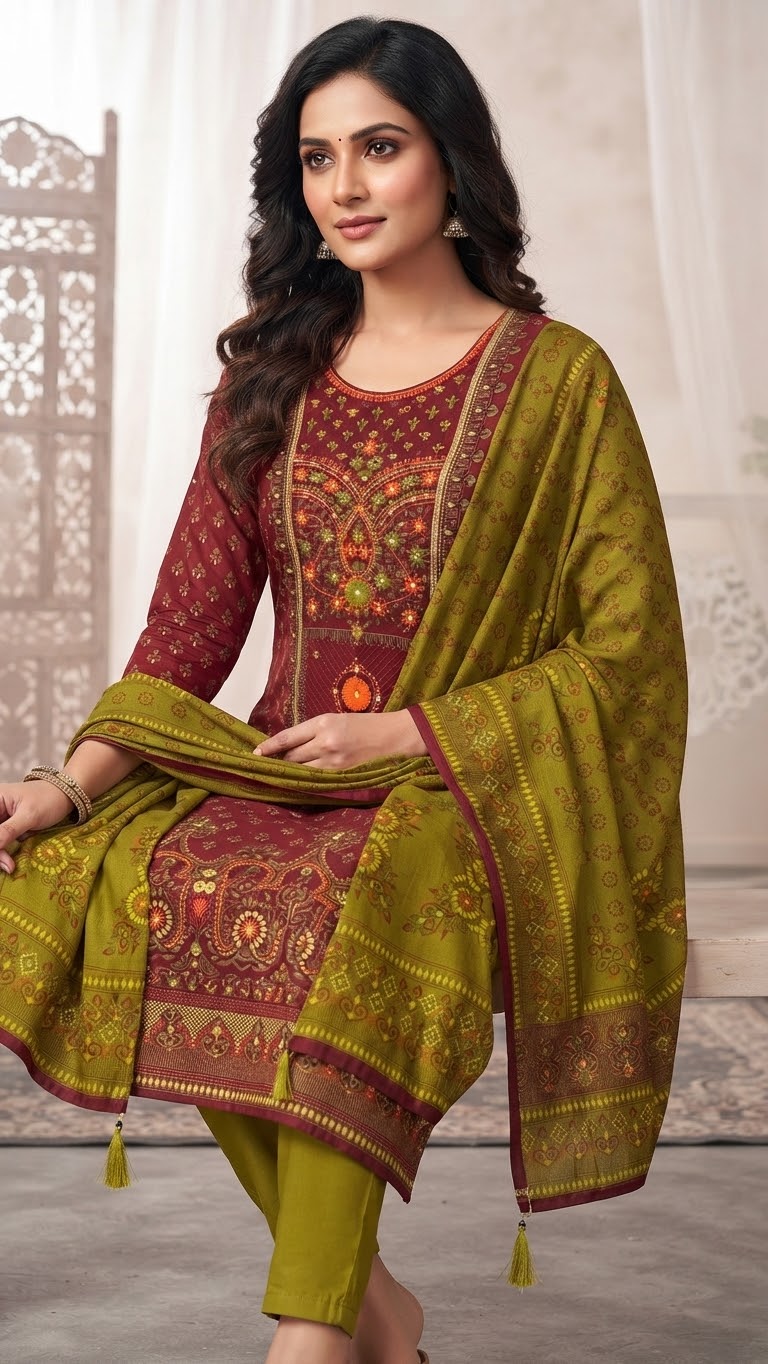 Kar Chupi Boutique Unstitched Three Piece