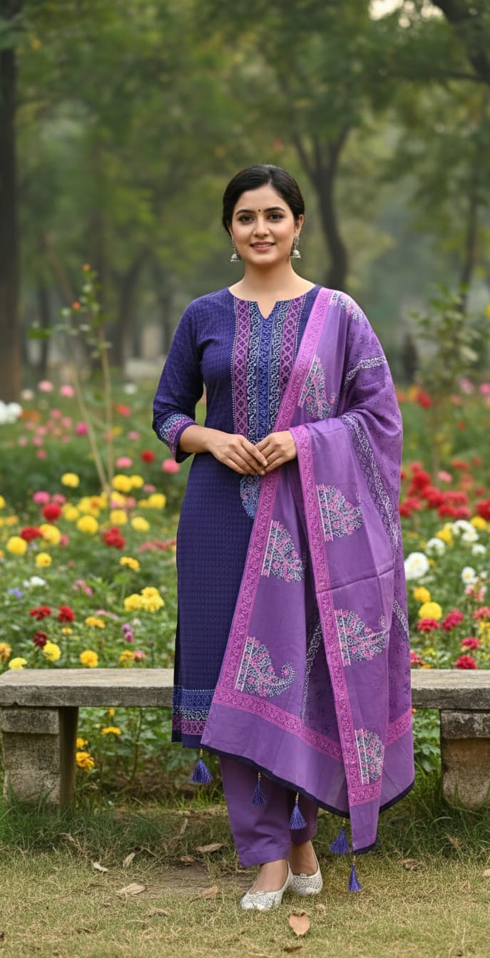 Unstitch Three Piece ছবি 6