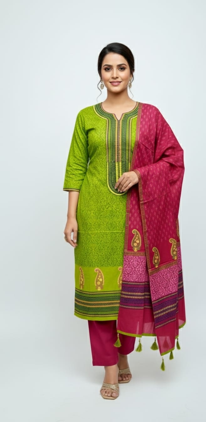 Unstitch Three Piece ছবি 5