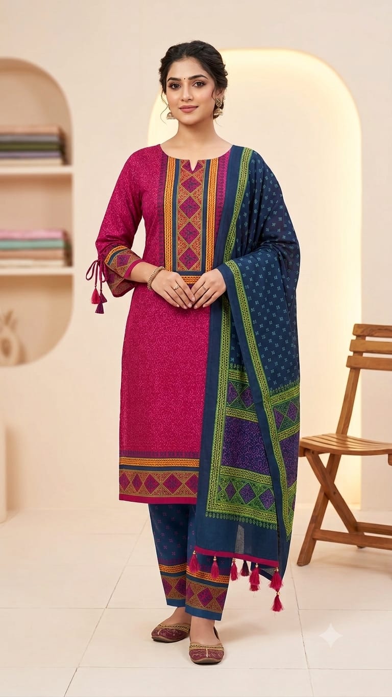 Unstitch Three Piece ছবি 9