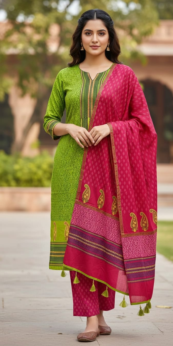 Unstitch Three Piece ছবি 4