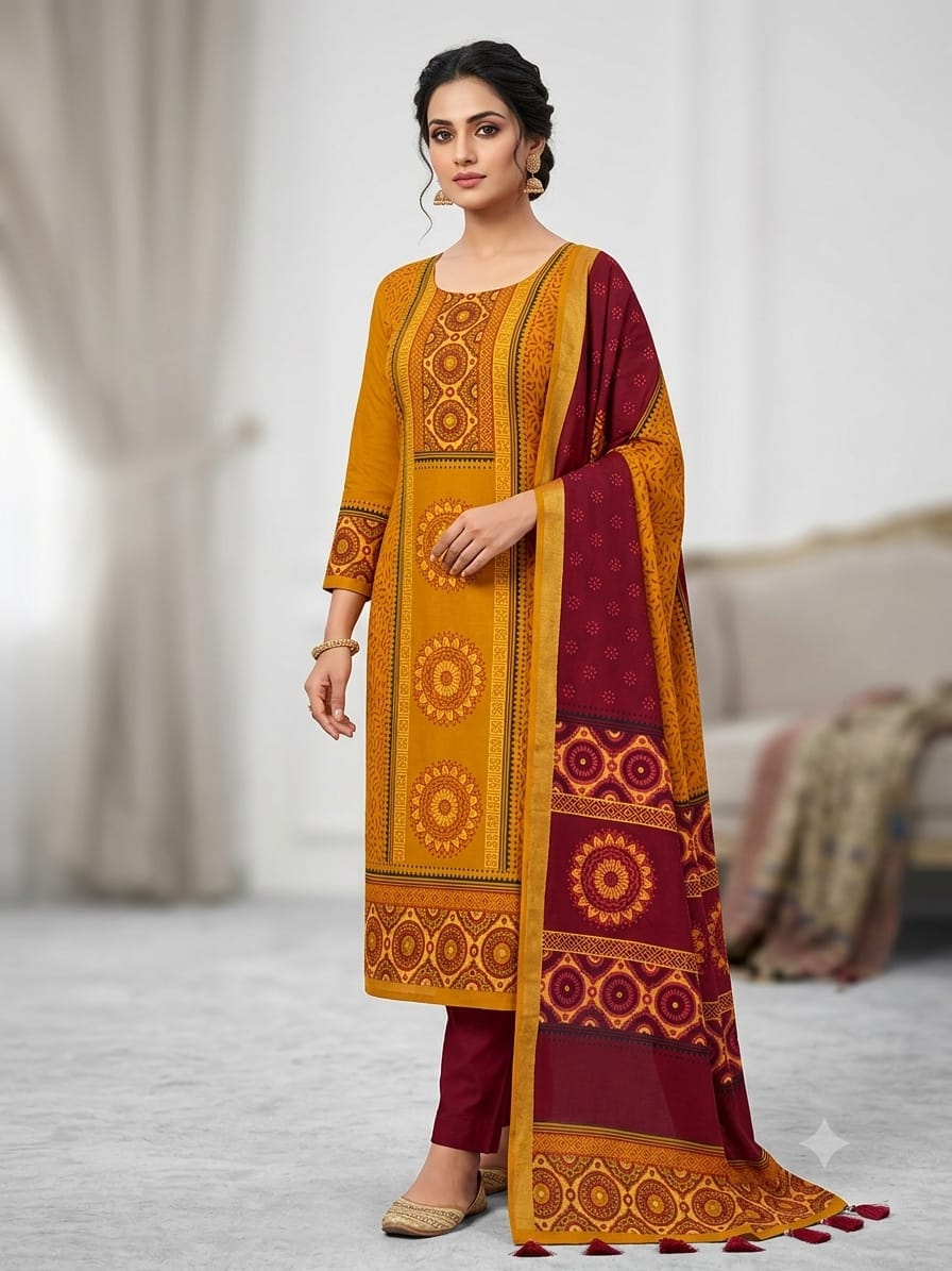 Unstitch Three Piece ছবি 17