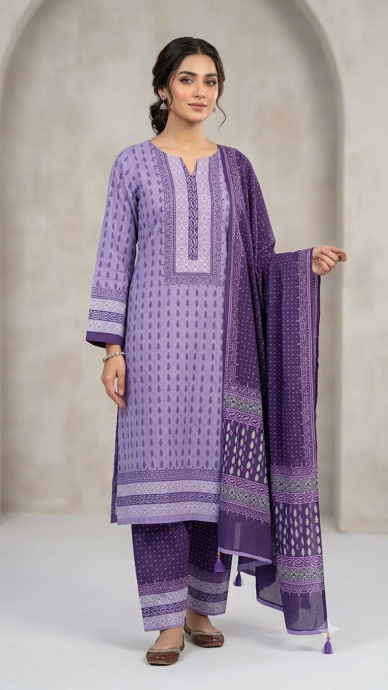 Unstitch Three Piece ছবি 17