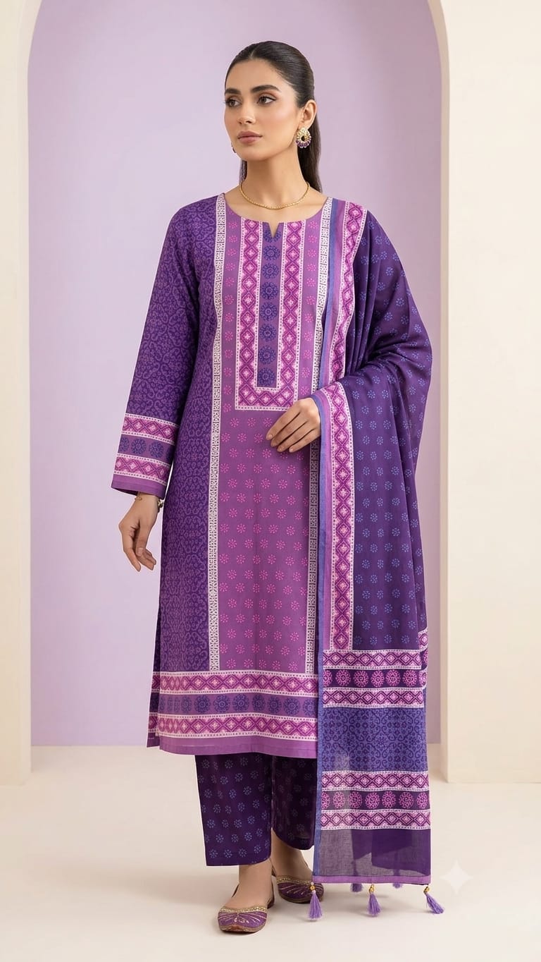 Unstitch Three Piece ছবি 16