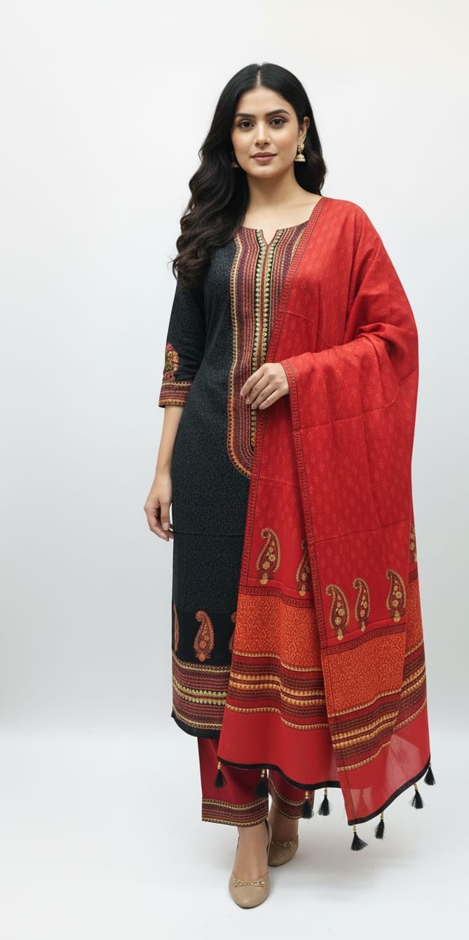 Unstitch Three Piece ছবি 2