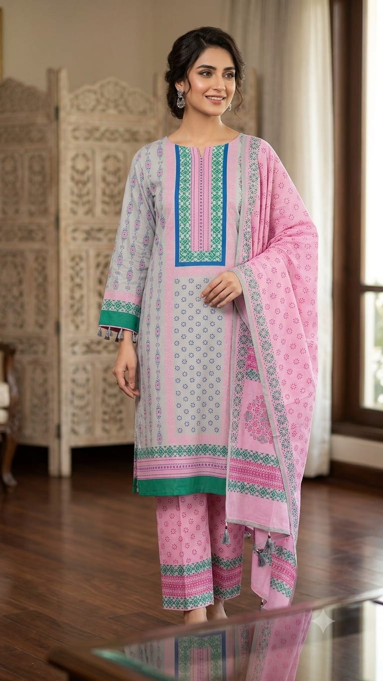 Unstitch Three Piece ছবি 13