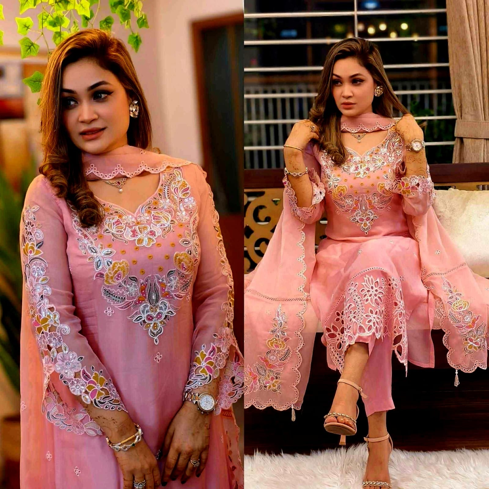 Premium Embroidery Four Piece