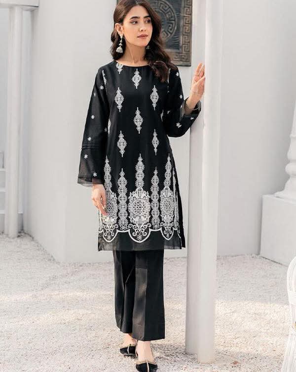 Cotton Embroidery Two Piece ছবি 4